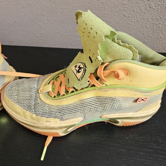 Nike Air Taco Jay Men's Bright Yellow and Orange Sneakers. Size 8 - Picture 3 of 9